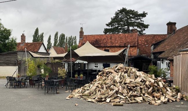 Bulk firewood delivery